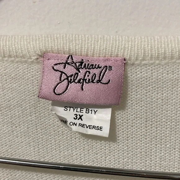 Adrian Delafield Women’s Plus Top size 3X - Picture 10 of 13